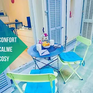  Appartamento Studio T1 Centre - Ideal Couple & Amis - Confort - Wifi - Calme - Climatisation - Coin Terrasse